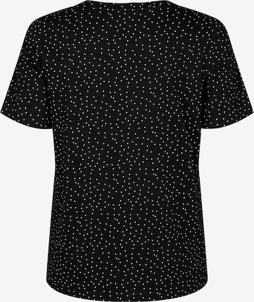 Zizzi Shirt 'CASEY' in Zwart