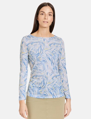 GERRY WEBER Shirt in Blauw: voorkant