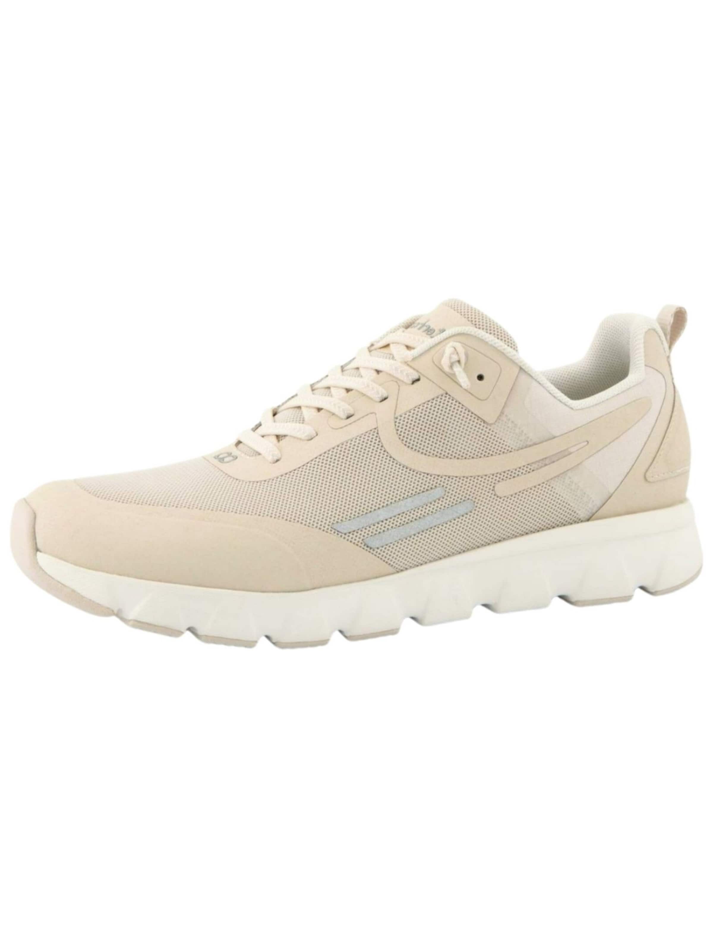 Tenhaag Platform trainers in Beige: front