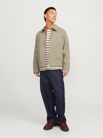 JACK & JONES Демисезонная куртка 'JORBoston' в Серый