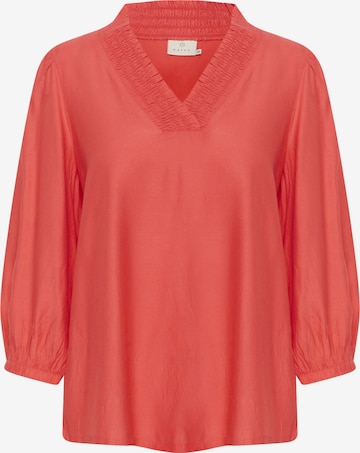 Kaffe - Blusa 'Dahlia' em vermelho: frente