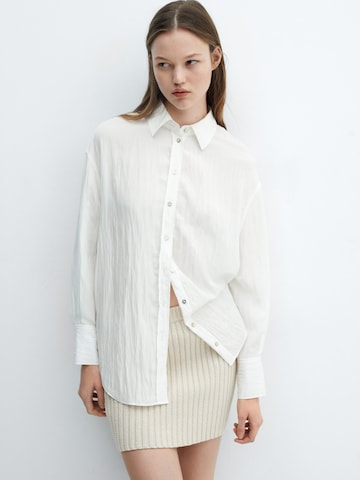 MANGO Blouse 'Paul' in White: front