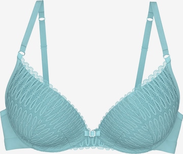 TRIUMPH Bra ' Aura Spotlight ' in Blue: front