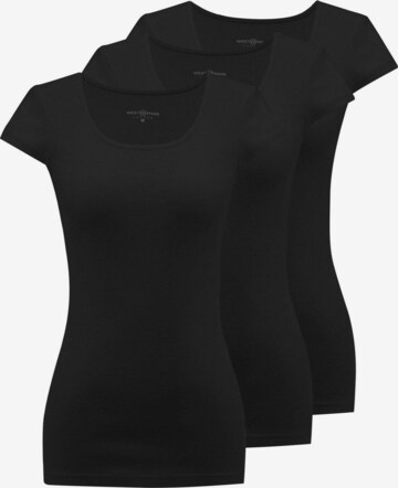 WESTMARK LONDON Undershirt 'EVA' in Black: front