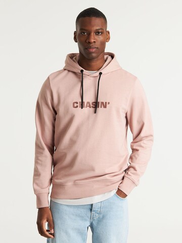 CHASIN' Sweatshirt 'Duell' in Pink: Vorderseite
