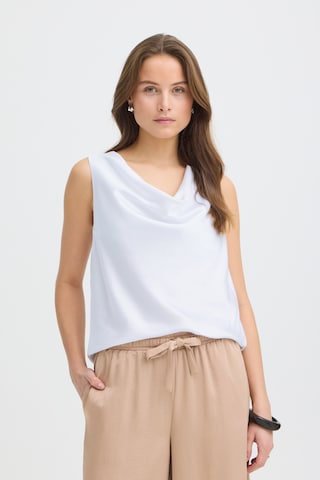 b.young - Top 'Fairchild' em branco: frente