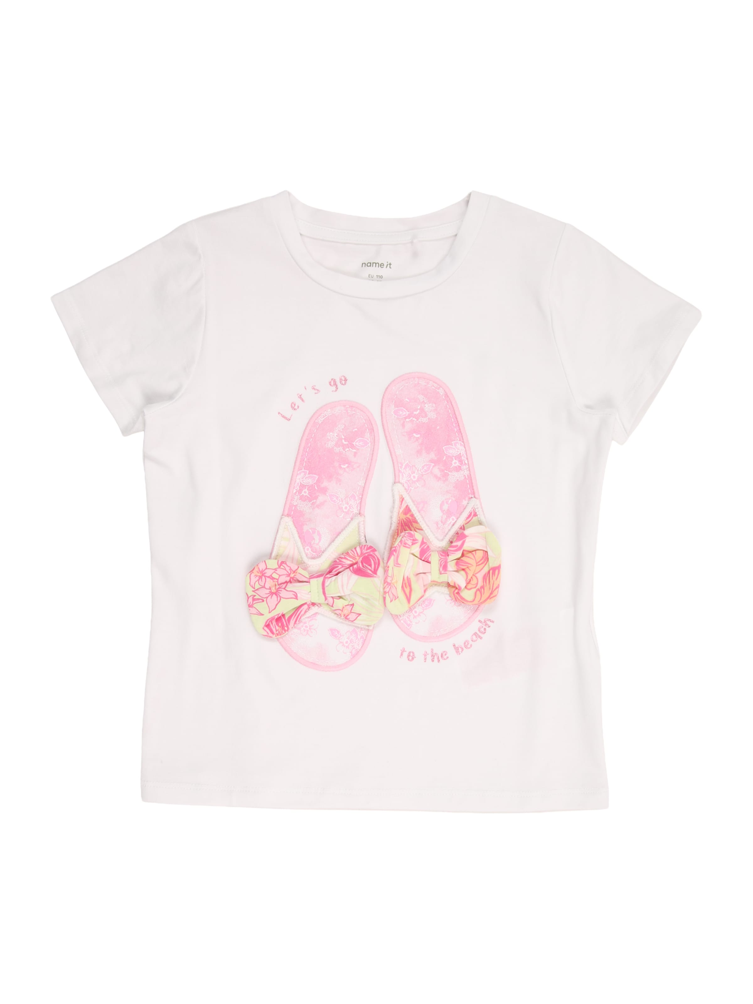 NAME IT T-Shirt 'NMFFOSAZ' in Weiß: Vorderseite