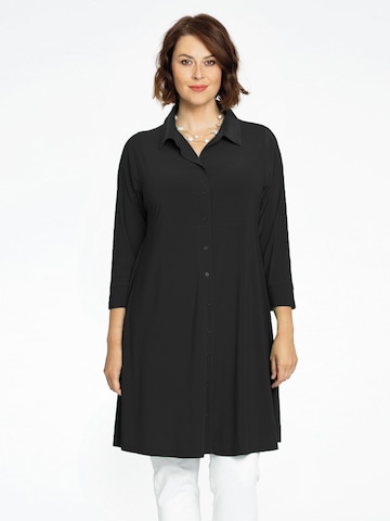 Yoek Shirt Dress 'Dolce ' in Black: front