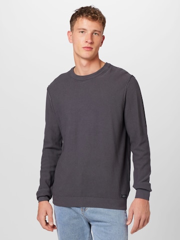 BLEND Sweater in Grey: front