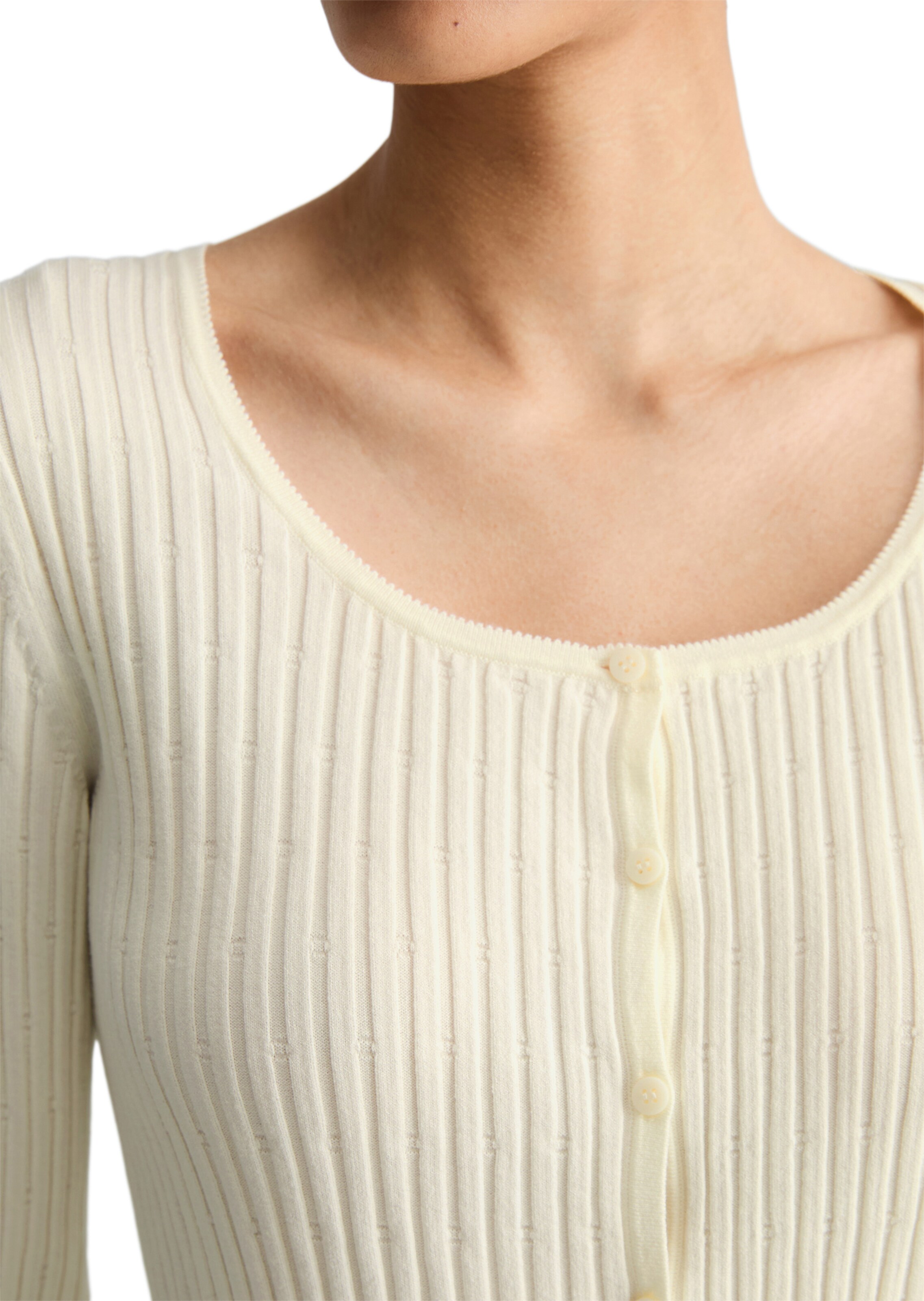 Marc O'Polo DENIM Gebreid vest in Wit