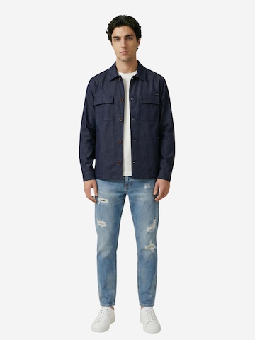 Gianni Lupo Regular fit Button Up Shirt 'GN21822' in Blue