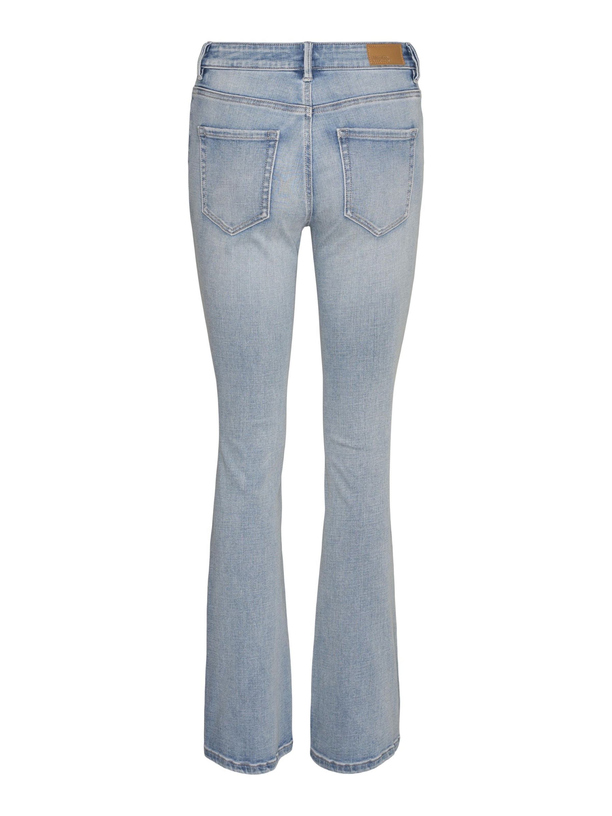 VERO MODA Levenevä Farkut 'Flash' värissä sininen