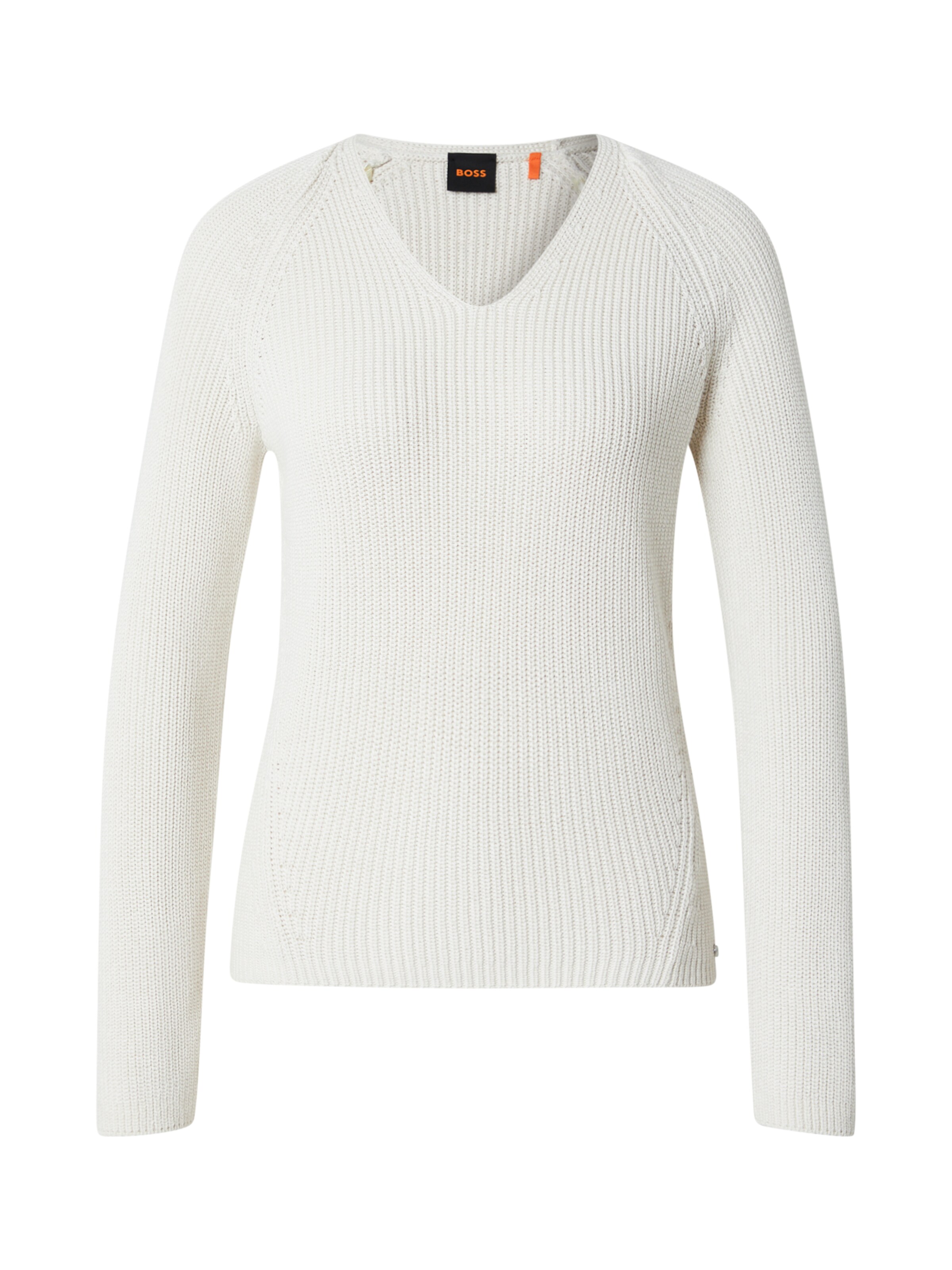 BOSS Pullover 'Fardin' in Weiß: Vorderseite