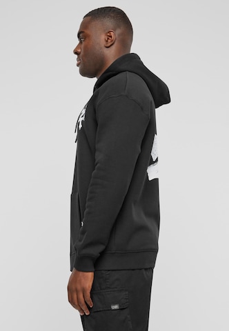 ZOO YORK Zip-Up Hoodie in Black