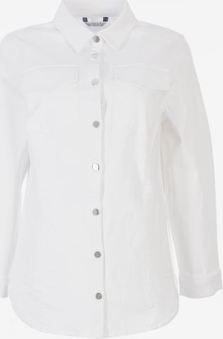 HELMIDGE Between-Season Jacket in White: front