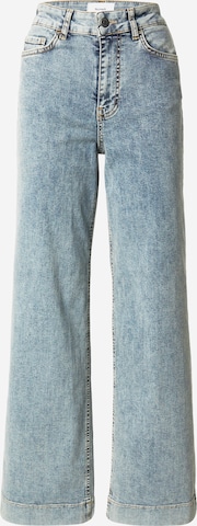 mėlyna NÜMPH Plačios klešnės Džinsai 'PARIS': priekis