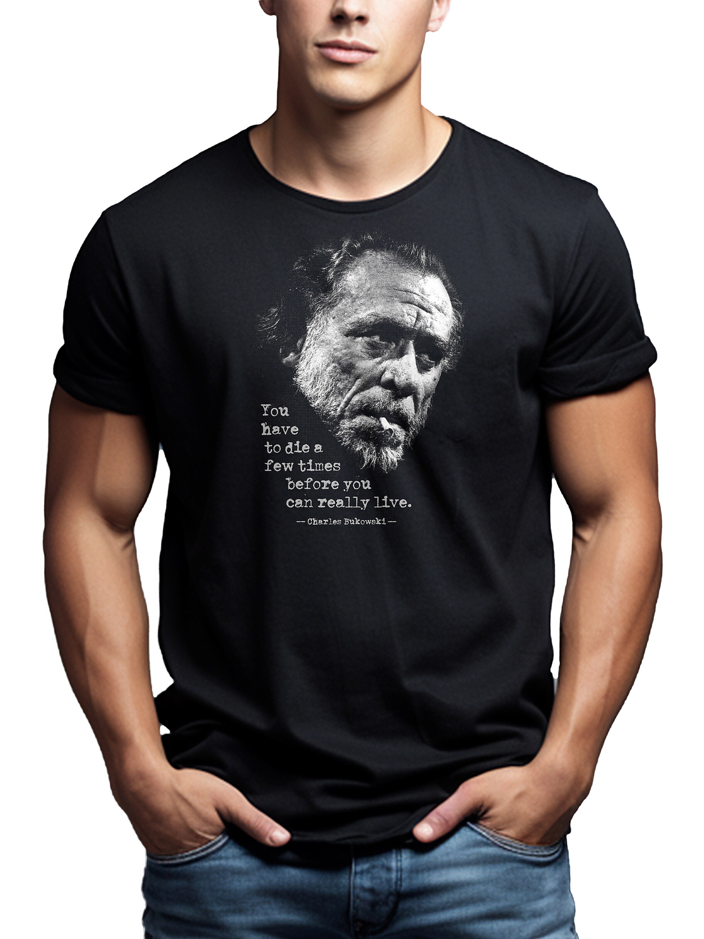 MAKAYA Shirt 'You have to die' in Black