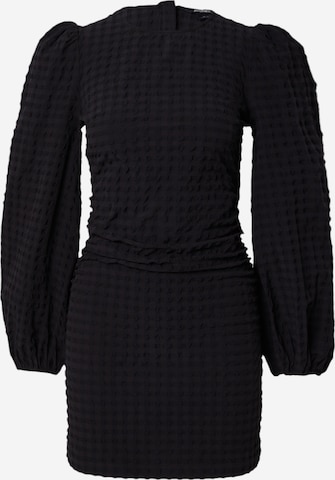 Robe de cocktail Monki en noir : devant