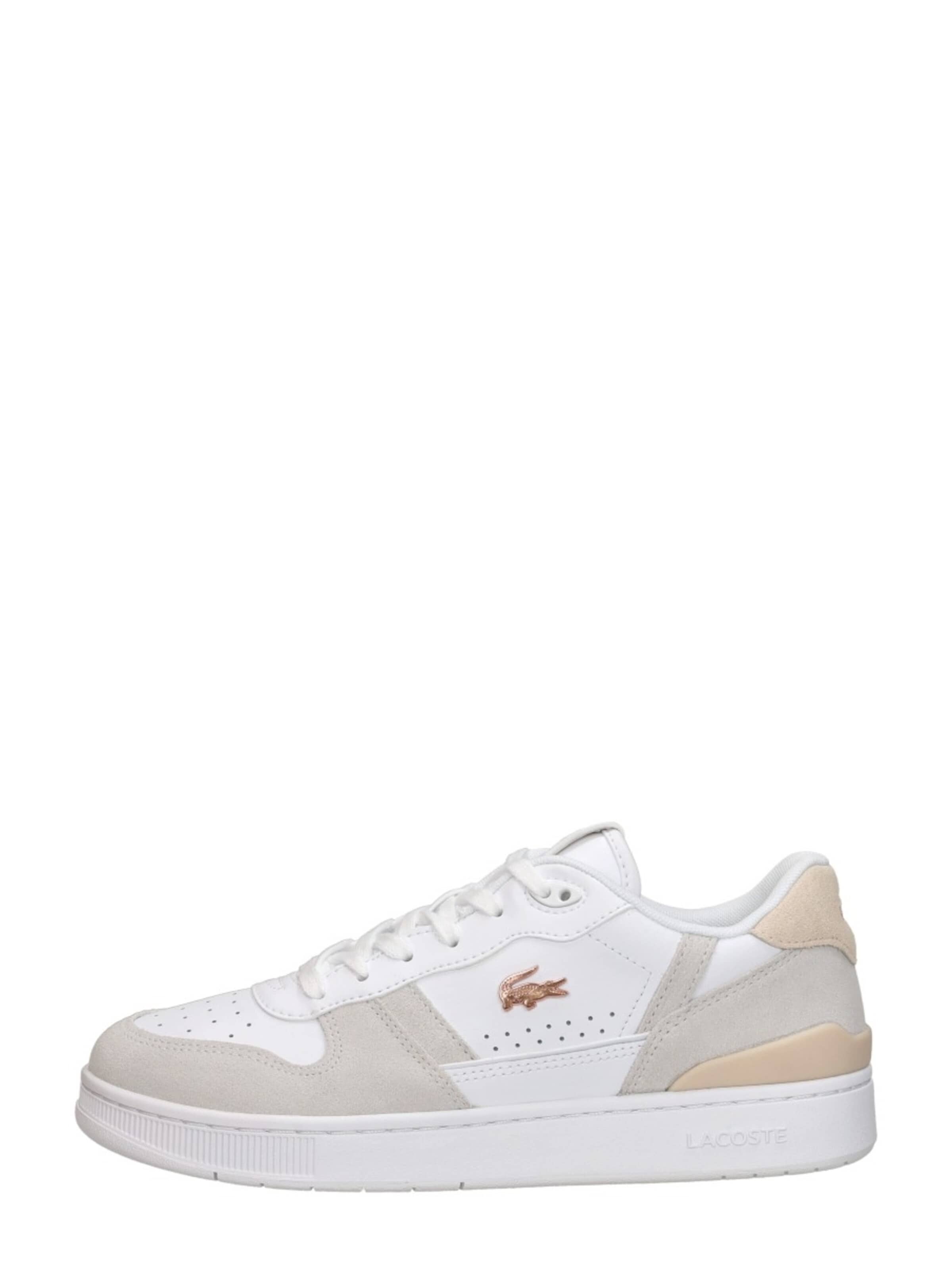 LACOSTE Sneaker low 'T-Clip'‌‌‌‌‌‌ in Weiß: Vorderseite