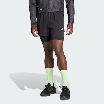 ADIDAS PERFORMANCE - Regular Calças de desporto 'Ultimate' em preto: frente