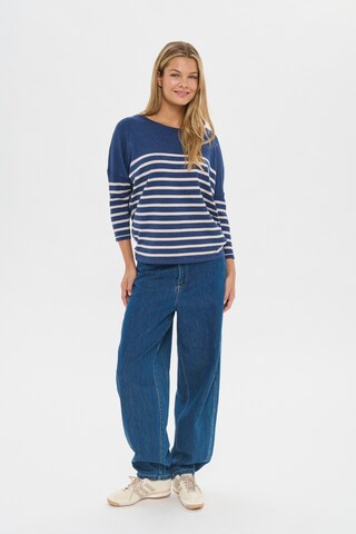 SAINT TROPEZ Sweater 'MilaSZ' in Blue