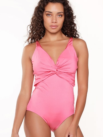 Triangle Maillot de bain LingaDore en rose : devant