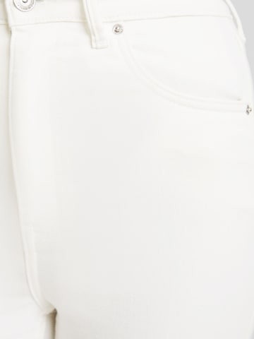 Bershka Skinny Jeansy w kolorze biały