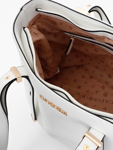 Borsa a spalla di CAFè NOIR in bianco