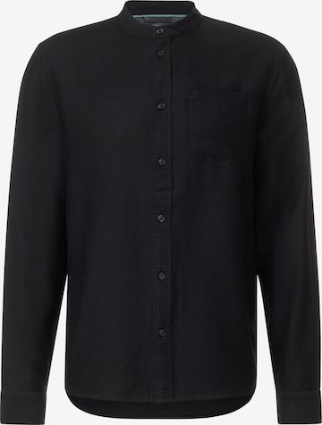 Street One MEN Regular fit Button Up Shirt in Black: front