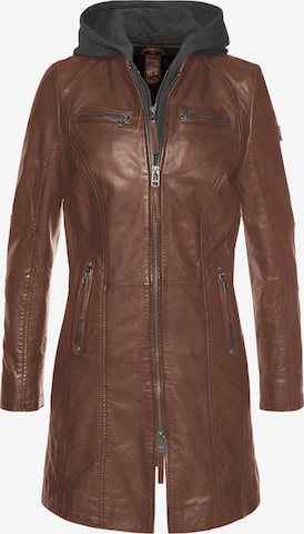 Gipsy Between-Seasons Coat in Brown: front