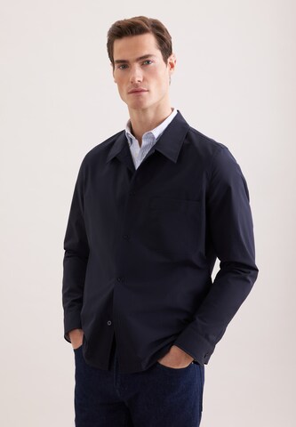 SEIDENSTICKER Regular Fit Hemd in Blau: Vorderseite