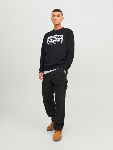 Sweat-shirt 'JCONight' JACK & JONES en noir