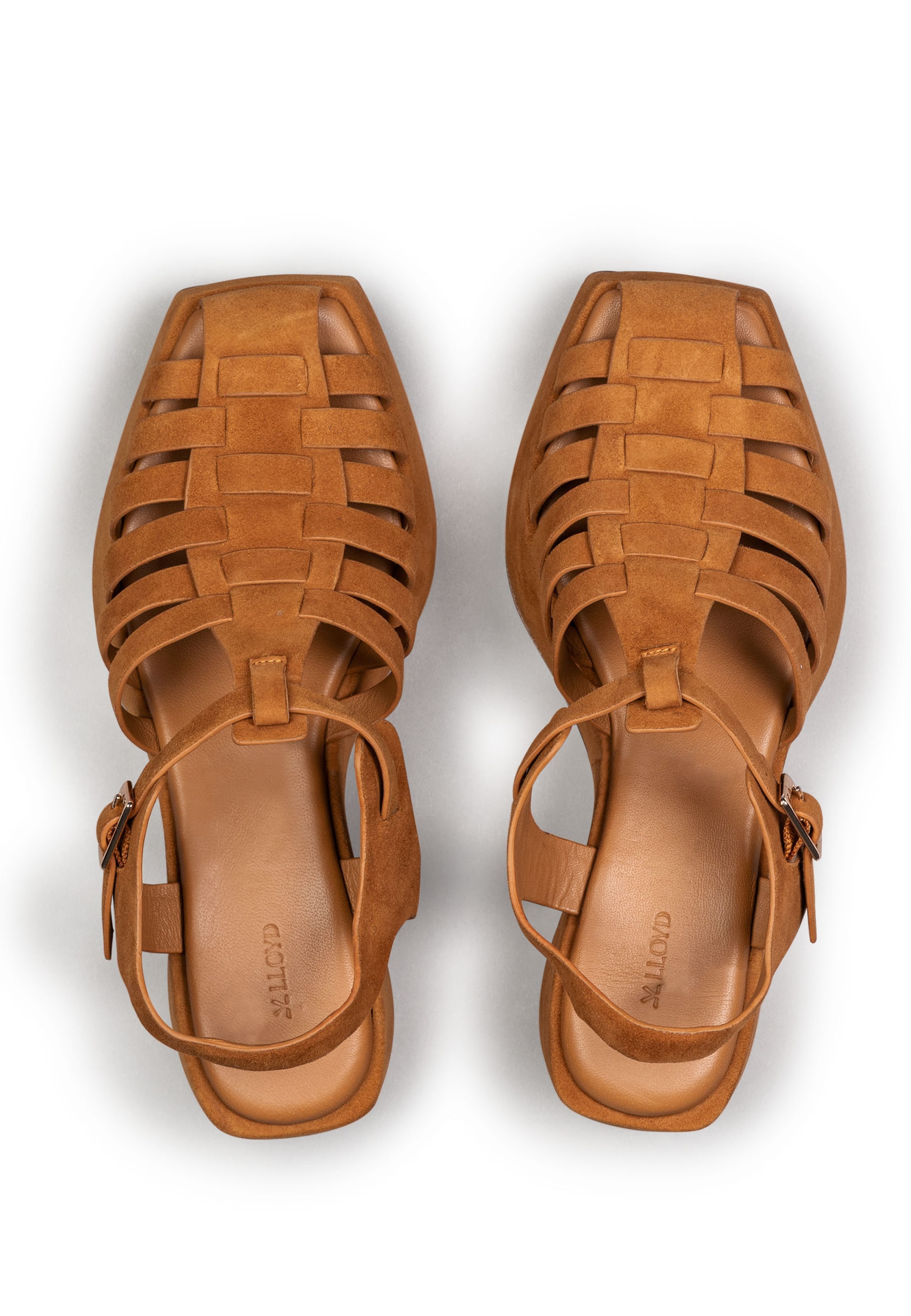 LLOYD Sandalen met riem 'VEGA FRAME' in Bruin