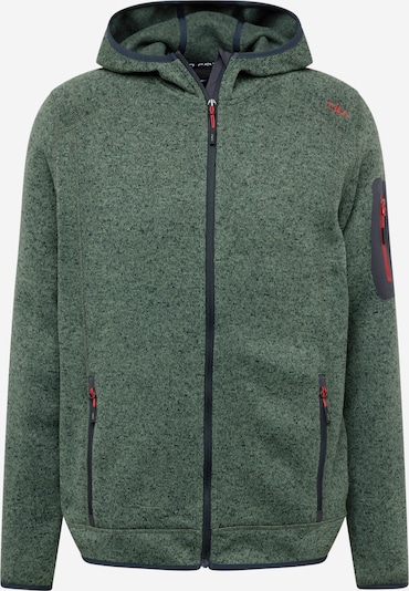 CMP Athletic fleece jacket in marine blue / Basalt grey / Kiwi, Item view