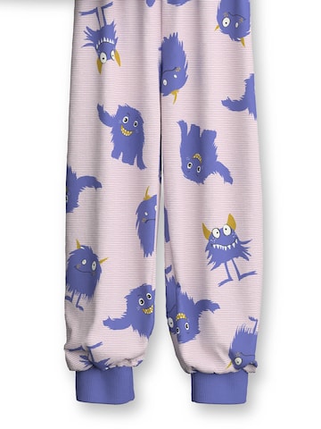 CALIDA Nachtkledij 'Toddlers Monsters' in Blauw