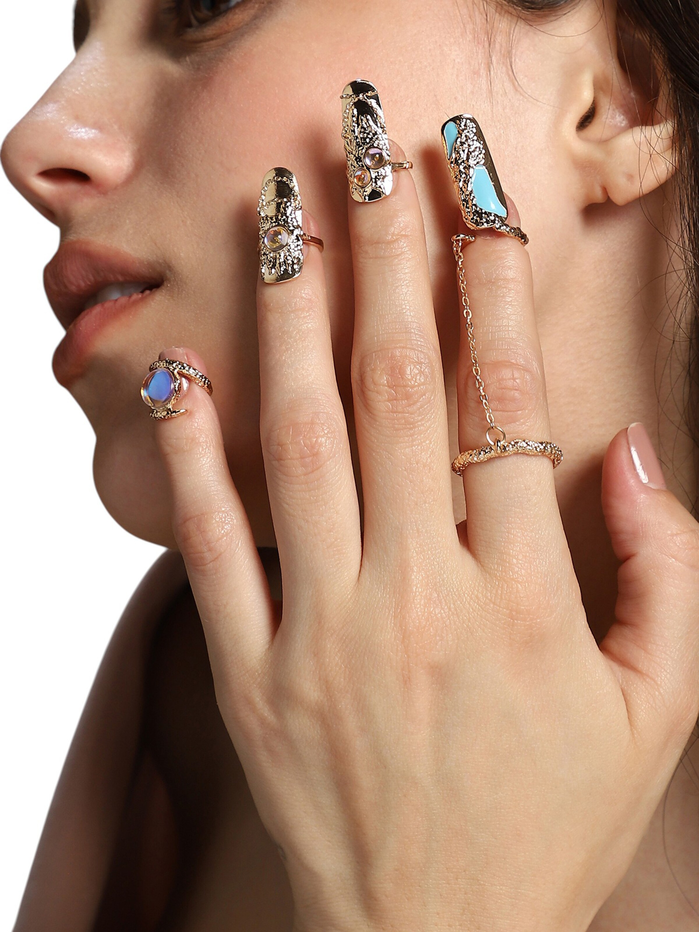 Parure de bijoux 'Subha' SOHI en or