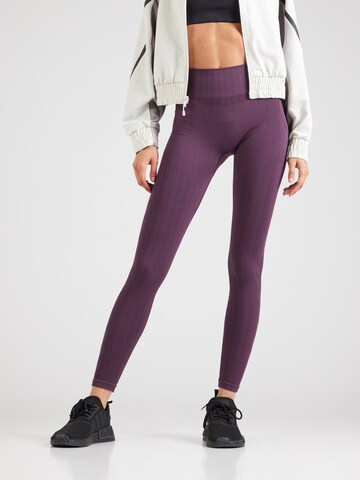Hummel Skinny Παντελόνι φόρμας 'MT DEFINE' σε λιλά: μπροστά
