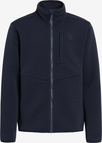 Sea Ranch Fleece Jacket 'Otto' in Blue: front