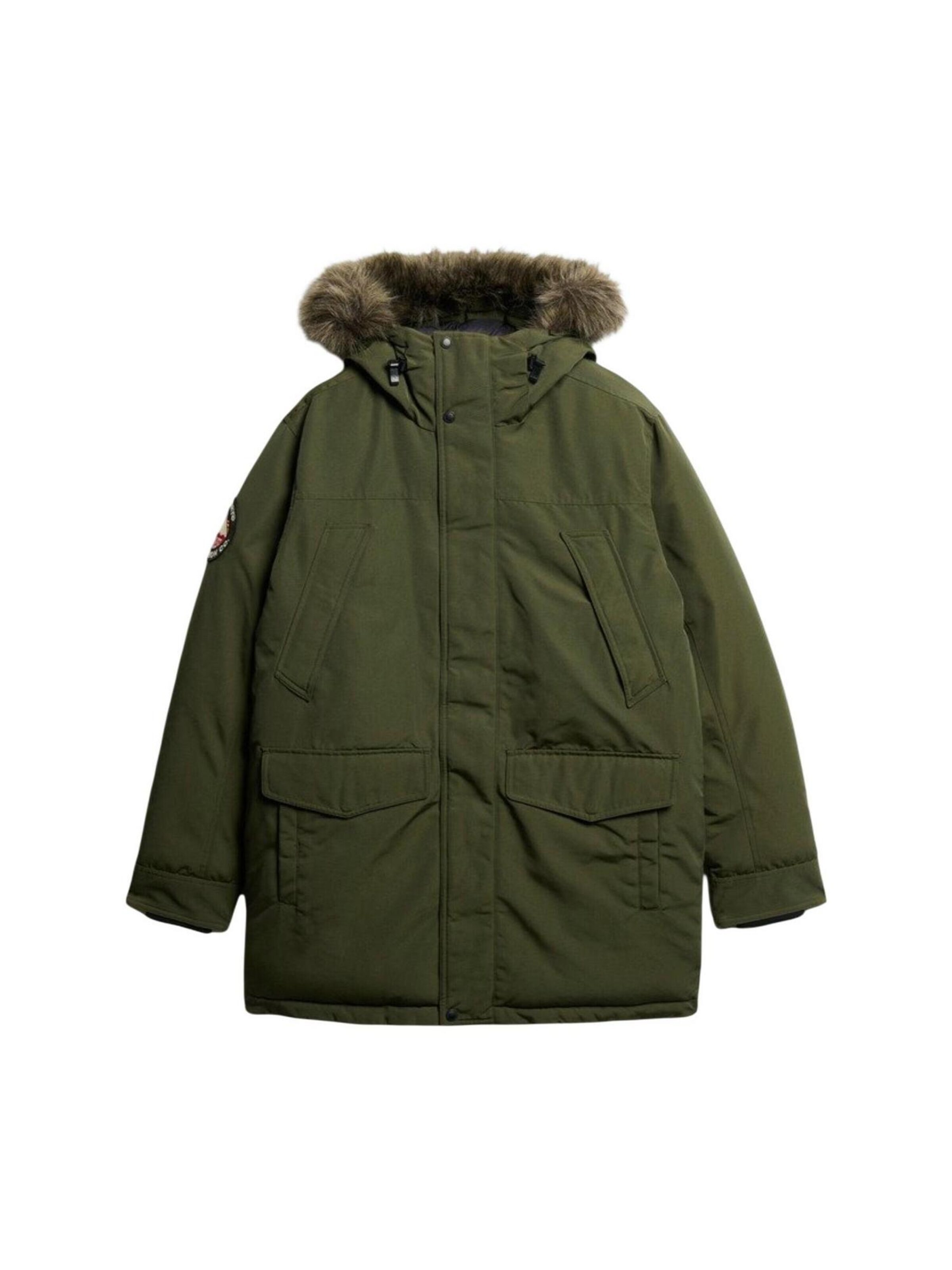 Superdry Winter Parka in Green: front