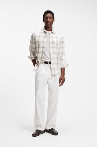BOSS Comfort fit Button Up Shirt in White