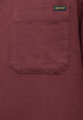 MUSTANG Regular Fit Hemd in Braun