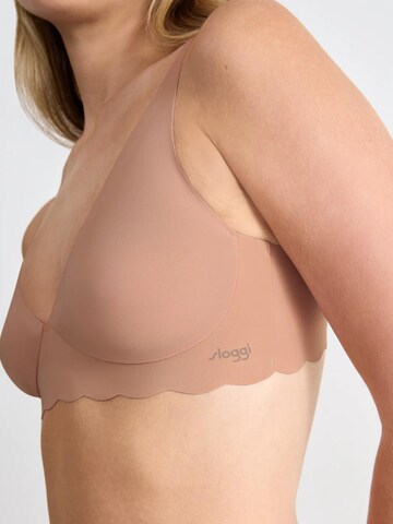 SLOGGI Biustonosz 'ZERO' w kolorze brązowy