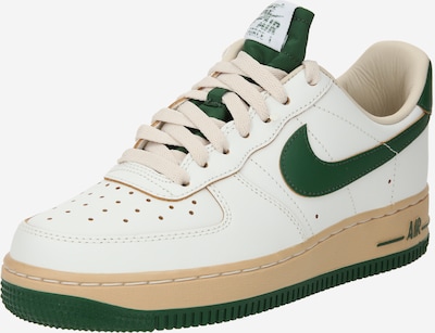 Nike Sportswear Zemie brīvā laika apavi 'Air Force 1 07 LV8', krāsa - krēmkrāsas / zaļš, Preces skats