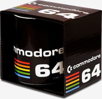 LOGOSHIRT Tasse 'Commodore C64' in Schwarz