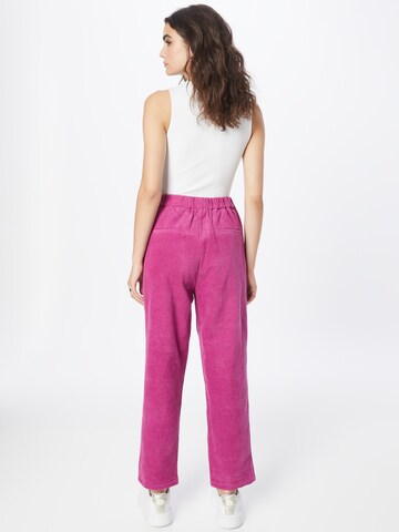 FRNCH PARIS Loose fit Trousers 'Perola' in Purple