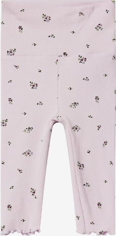 NAME IT Skinny Legginsy 'NBFKUSCHA' w kolorze fioletowy: przód