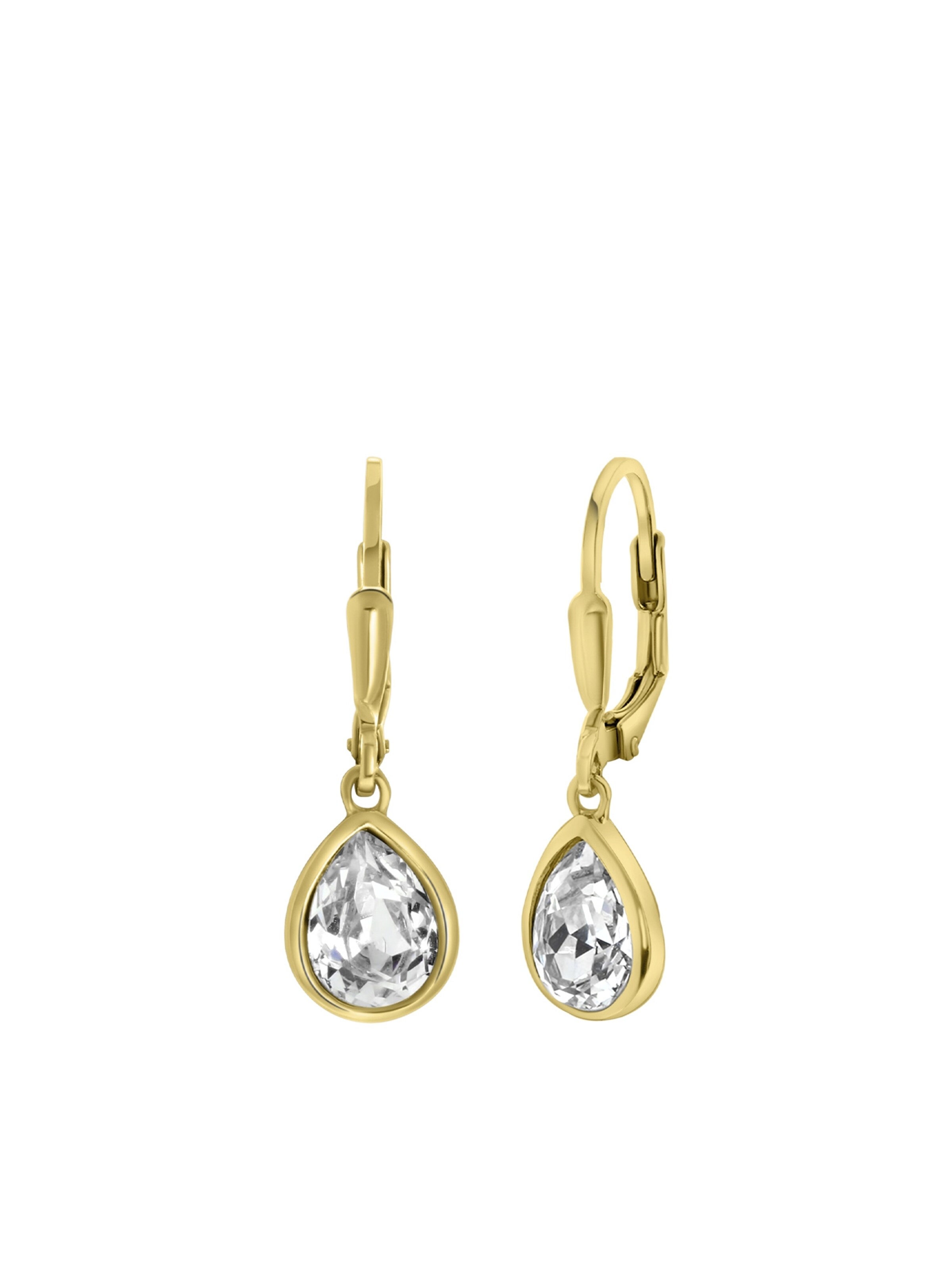 Lucardi Oorbellen in Goud: voorkant