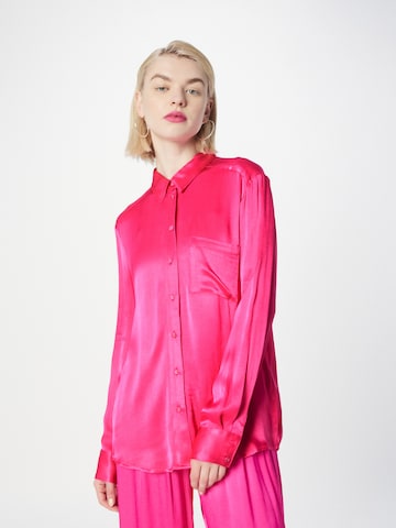 Bardot Blouse 'LENA' in Roze: voorkant