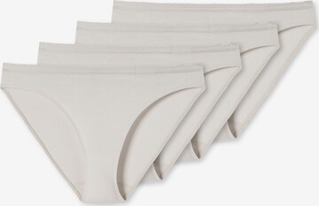 Slip ' Cotton Lace ' SCHIESSER en beige : devant