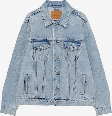 Veste mi-saison Pull&Bear en bleu : devant